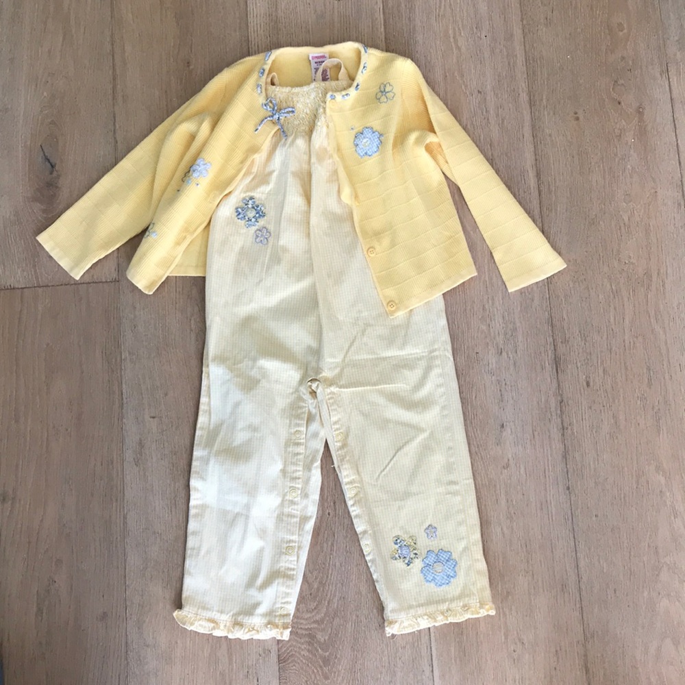 Gymboree jumper and sweater set